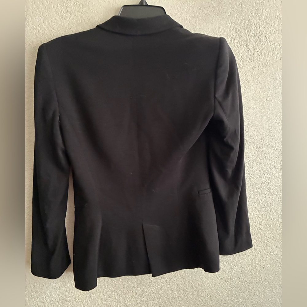 Zara Classic Style Basic Single Button Black Blaz… - image 3